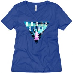 Ladies Relaxed Fit V-Neck Tee