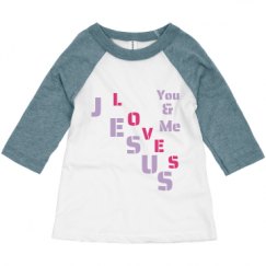 Toddler 3/4 Sleeve Raglan Tee