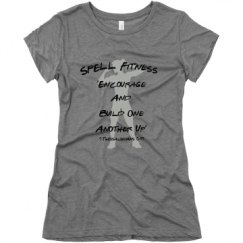 Ladies Slim Fit Super Soft Triblend Tee