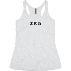 Ladies Slim Fit Super Soft Racerback Triblend Tank