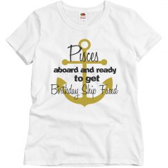 Pisces birthday ship faced
