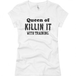 Ladies Slim Fit Basic Promo Jersey Tee