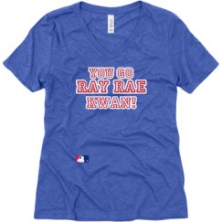 Ladies Relaxed Fit Super Soft Triblend V-Neck Tee