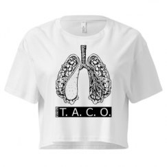 Ladies Festival Cali Crop Top Tee