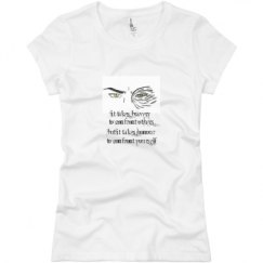 Ladies Slim Fit Basic Promo Jersey Tee