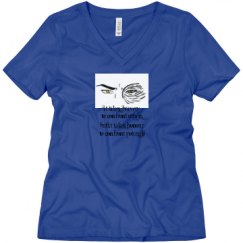 Ladies Relaxed Fit V-Neck Tee