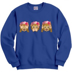 Unisex Film and Foil Crewneck Sweatshirt