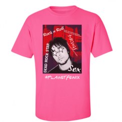 Unisex Ultra Cotton Safety Neon Crewneck Tee