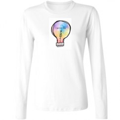 Ladies Relaxed Fit Basic Long Sleeve Tee