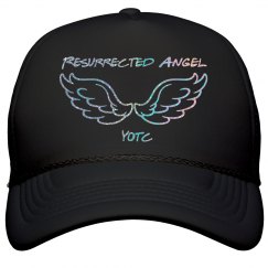 Resurrected Angel Black and Silver Cap