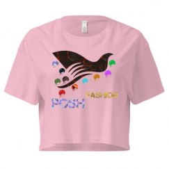 Ladies Festival Cali Crop Top Tee