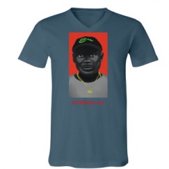 Unisex V-Neck Jersey Tee