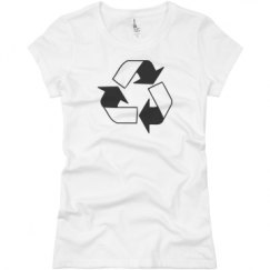 Ladies Slim Fit Basic Promo Jersey Tee