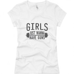 Ladies Slim Fit Basic Promo Jersey Tee