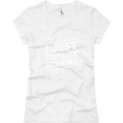 Ladies Slim Fit Basic Promo Jersey Tee
