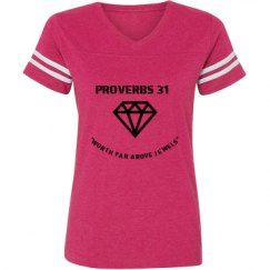 Ladies Relaxed Fit Vintage Sports Tee