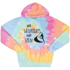 Unisex Tie-Dye Fleece Hoodie