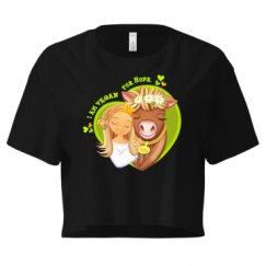 Ladies Festival Cali Crop Top Tee