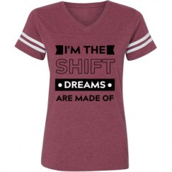 Ladies Relaxed Fit Vintage Sports Tee