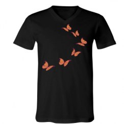 Unisex V-Neck Jersey Tee