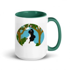 15oz Ceramic Mug with Color Inside