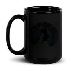15oz Black Glossy Mug