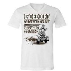 Unisex V-Neck Jersey Tee