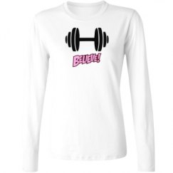 Ladies Relaxed Fit Basic Long Sleeve Tee