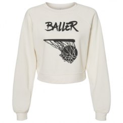 Women's Raglan Pullover Fleece