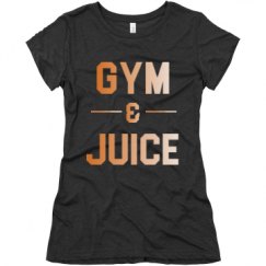 Ladies Slim Fit Super Soft Triblend Tee
