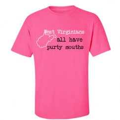 Unisex Ultra Cotton Safety Neon Crewneck Tee
