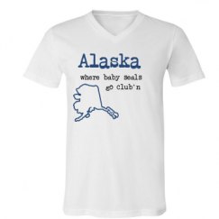 Unisex V-Neck Jersey Tee