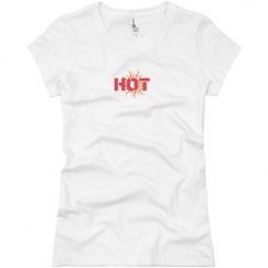 Ladies Slim Fit Basic Promo Jersey Tee