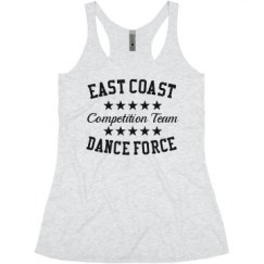 Ladies Slim Fit Super Soft Racerback Triblend Tank