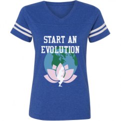 Ladies Relaxed Fit Vintage Sports Tee