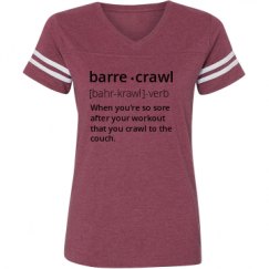 Ladies Relaxed Fit Vintage Sports Tee