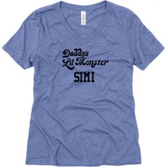 Ladies Relaxed Fit Super Soft Triblend V-Neck Tee
