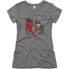 Ladies Slim Fit Super Soft Triblend Tee