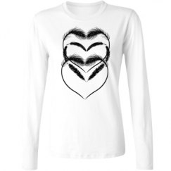 Ladies Relaxed Fit Basic Long Sleeve Tee