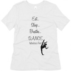 Ladies Relaxed Fit Super Soft Triblend Tee