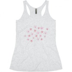 Ladies Slim Fit Super Soft Racerback Triblend Tank