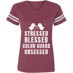 Ladies Relaxed Fit Vintage Sports Tee