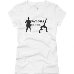 Ladies Slim Fit Basic Promo Jersey Tee