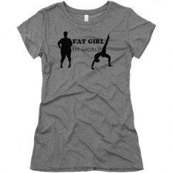 Ladies Slim Fit Super Soft Triblend Tee