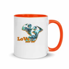 11oz Ceramic Mug with Color Inside