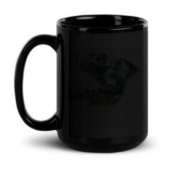 15oz Black Glossy Mug