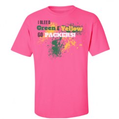 Unisex Ultra Cotton Safety Neon Crewneck Tee