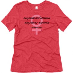 Ladies Relaxed Fit Super Soft Triblend Tee