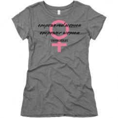 Ladies Slim Fit Super Soft Triblend Tee