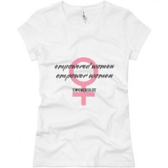 Ladies Slim Fit Basic Promo Jersey Tee